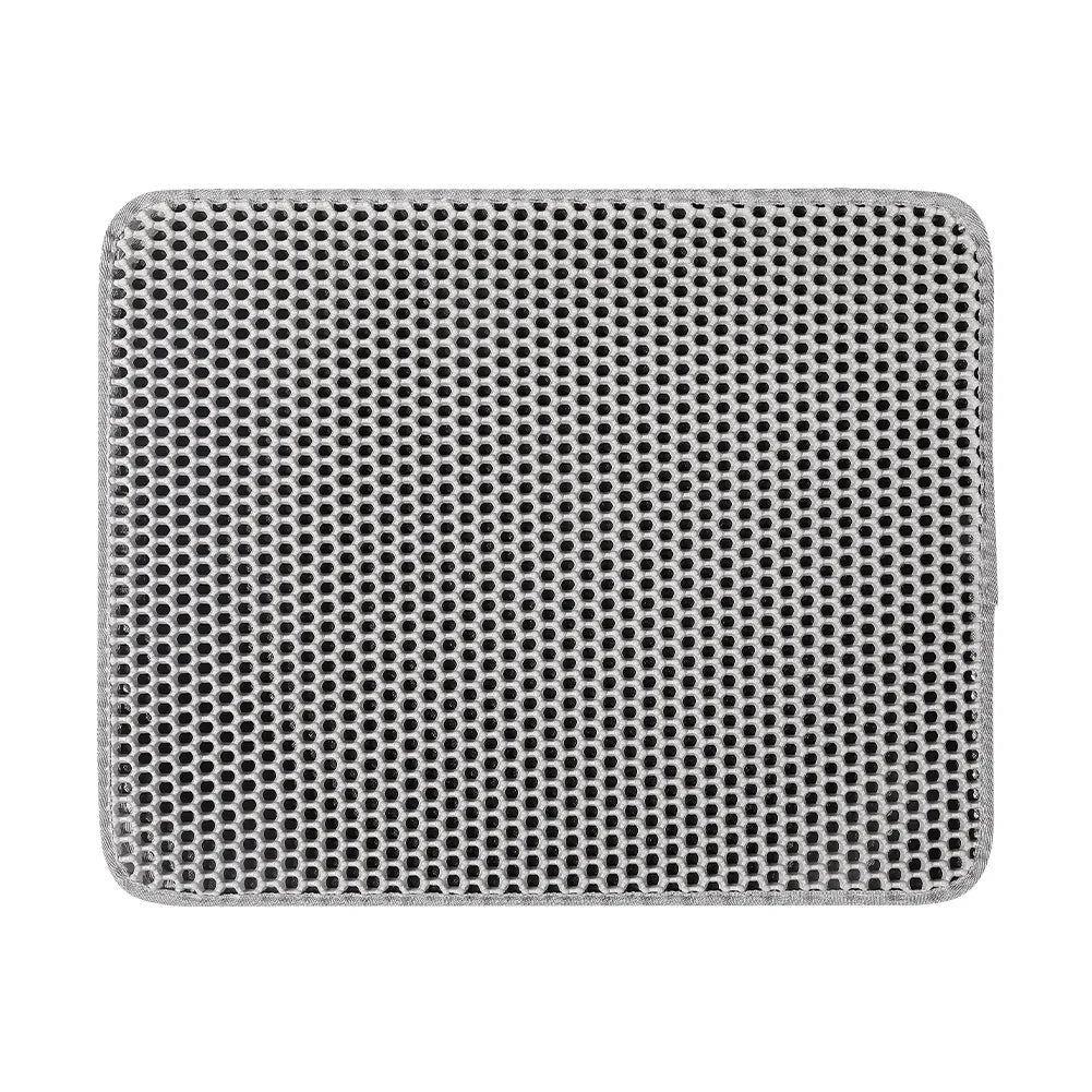 Pet Cat Litter Mat Waterproof EVA Double Layer Cat Litter Trapping Pet Litter Box Mat Clean Pad Products for Cats Accessories