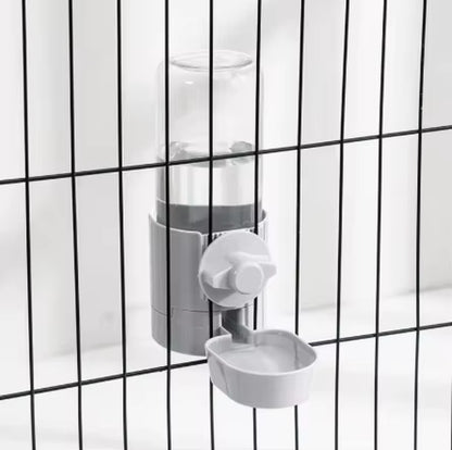 Automatic Pet Bowls Cage Hanging Feeder Pet Water Bottle Food Container Dispenser Bowl for Puppy Cats Rabbit Pet Feeding Product